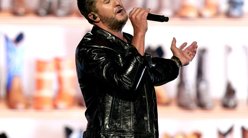 LAS VEGAS, NEVADA - APRIL 07: Luke Bryan performs onstage during the 54th Academy Of Country Music Awards at MGM Grand Garden Arena on April 07, 2019 in Las Vegas, Nevada. (Photo by Kevin Winter/Getty Images)