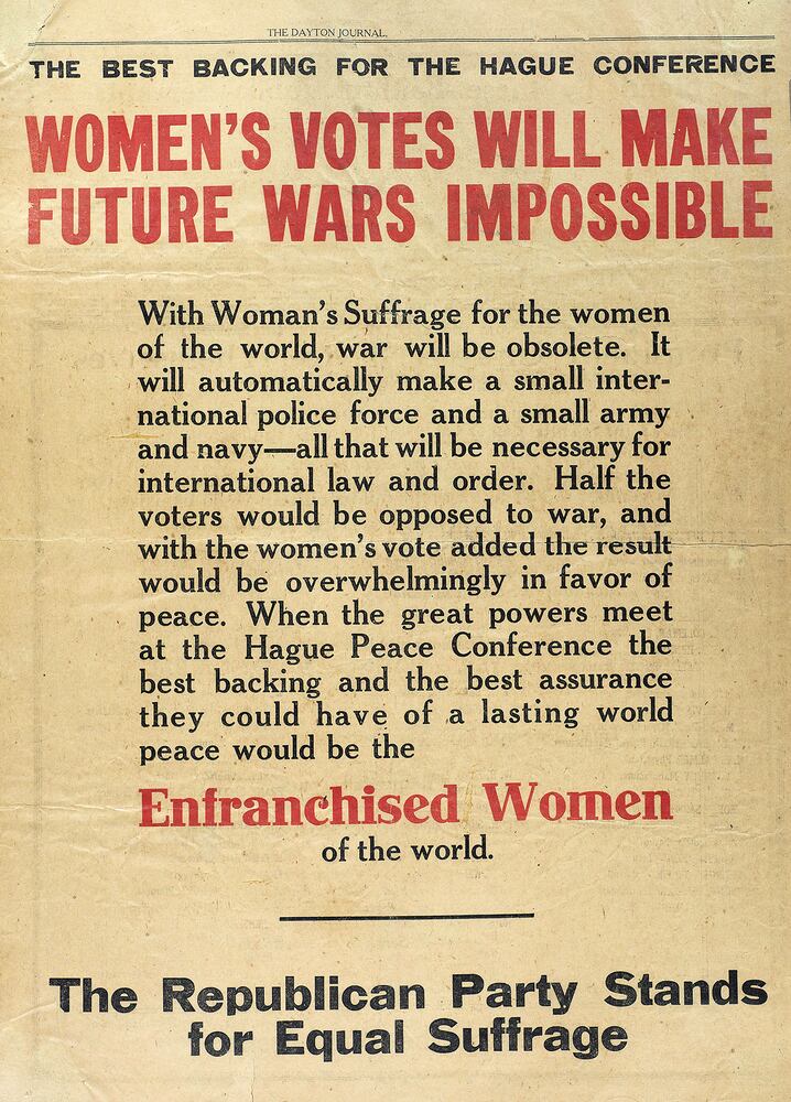 PHOTOS: ‘Votes for Women,’ Dayton takes up the cause of suffrage