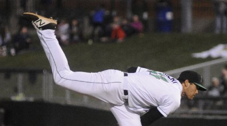 Dragons reliever Patrick Riehl attended high school at Lucasville Valley. MARC PENDLETON / STAFF