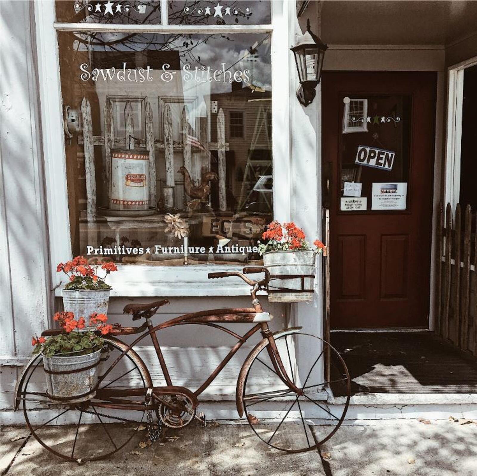 Sawdust & Stitches in downtown Waynesville. PHOTO / Stephanie Coates
