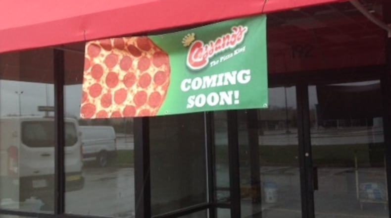 This Cassano’s Pizza King restaurant could open as soon as late April in the Airway Shopping Center. MARK FISHER/STAFF