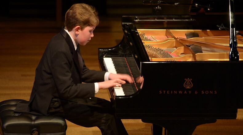 Gavin George, a 14-year-old piano prodigy will be the guest performer at the Springfield Symphony Orchestra’s 74th season opener. CONTRIBUTED