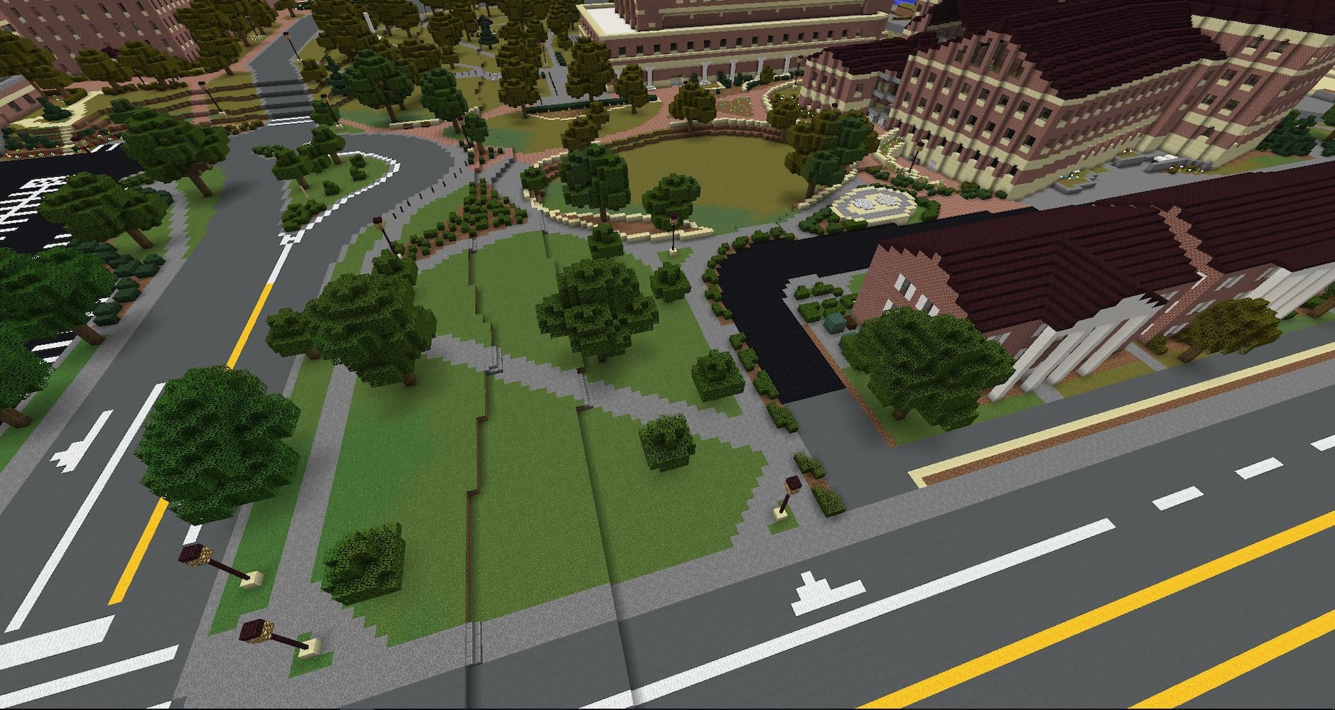 PHOTOS: Take a tour of the University of Dayton campus in Minecraft