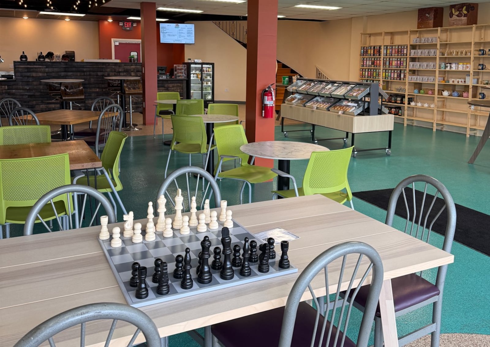 The new Poppets Coffee & Tea location is intended to be a third space for the community; to be Kettering’s living room. KAILEY BREE/CONTRIBUTED