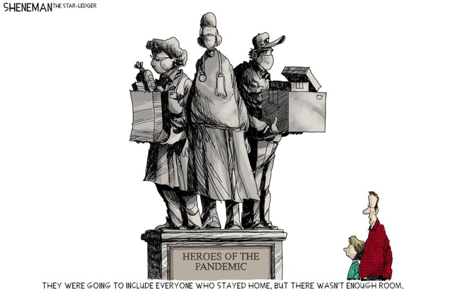 Week in cartoons: Essential business, stimulus checks and more