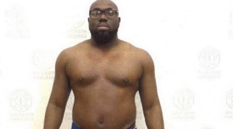 Jude Jean-Marie weighed 247 pounds when this photo was taken in January.