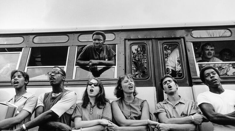 "We Shall Overcome" by Steve Schapiro is part of the "A Lens for Freedom: Civil Right Photographs" exhibit open at the Miami University Art Museum. CONTRIBUTED