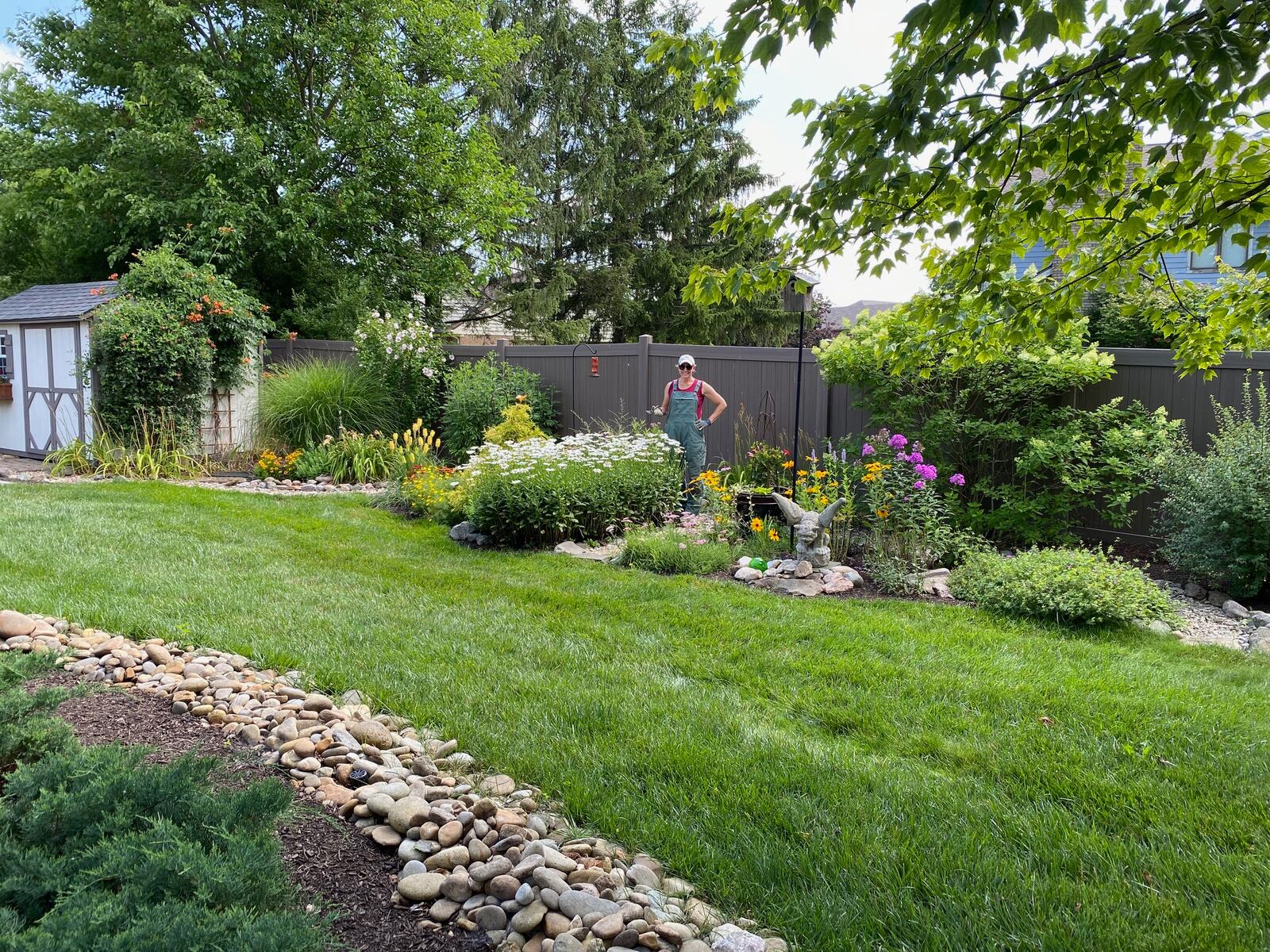 Katrina Kittle writes and entertains in her Springboro garden.