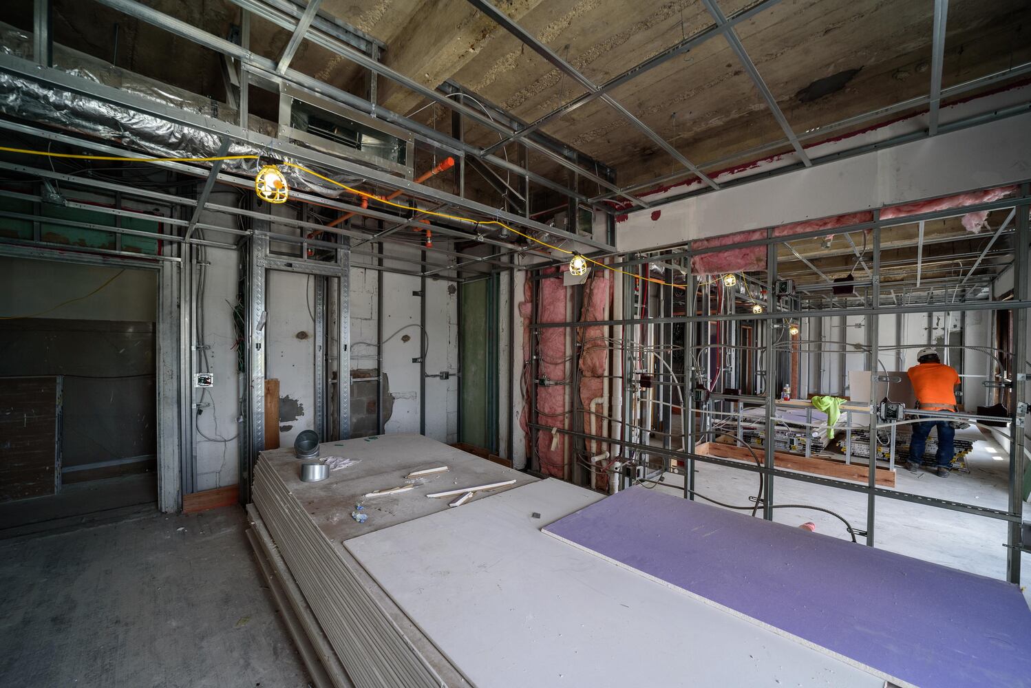 PHOTOS: Dayton Arcade recovery continues, first floor slab completed and windows restored