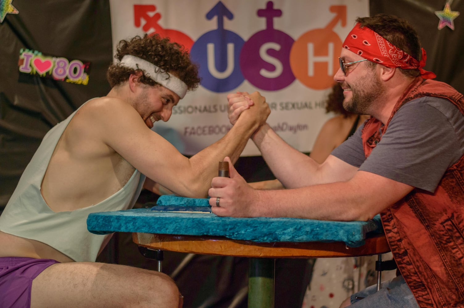 Ladies of the 80's Arm Wrestling