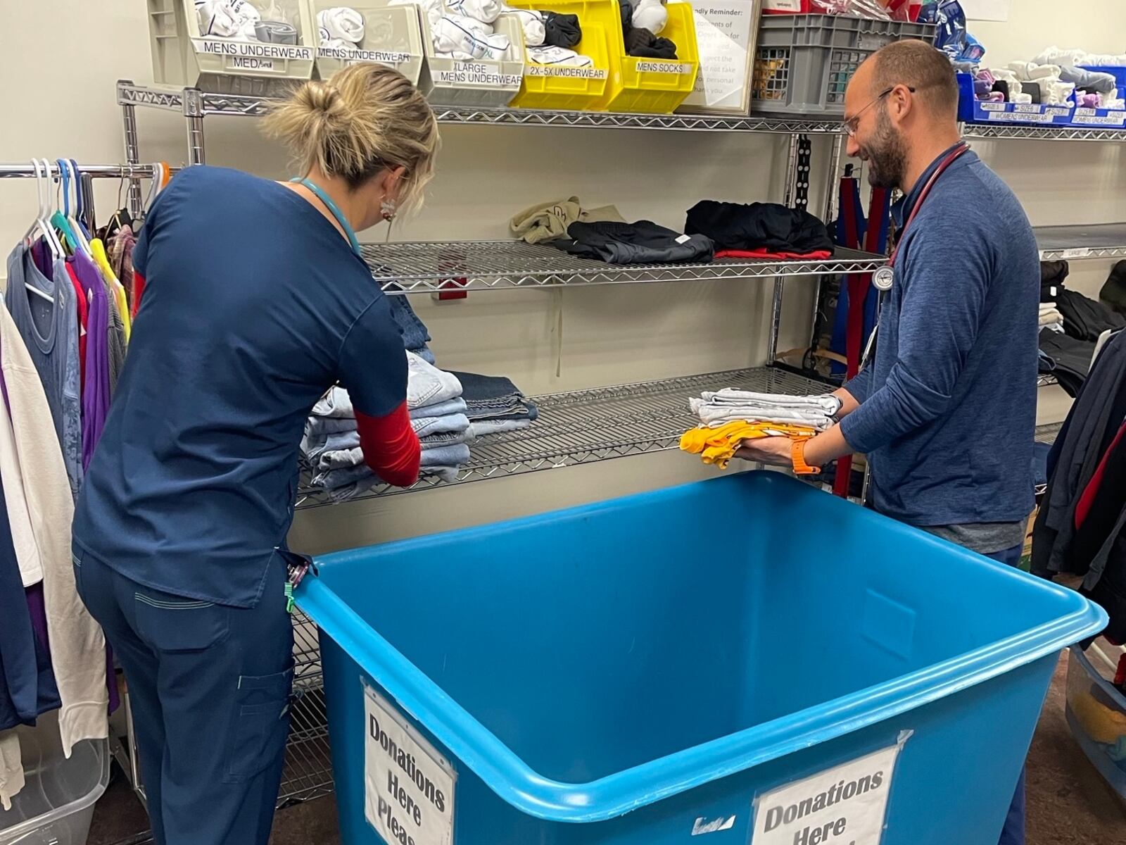 Cindy’s Closet provides free clothing to hospital patients.