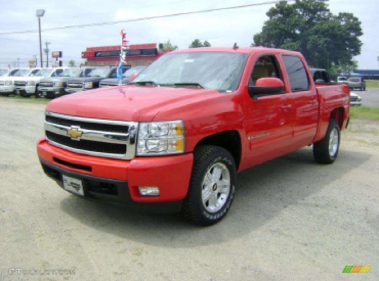 The vehicle involved is a red 2009 Chevy Silverado with OH plate number DVF2122. The vehicle pictured is not the actual vehicle involved.