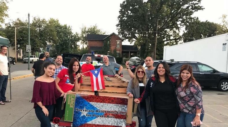 The Hurricane Maria relief effort at Wright-Patterson AFB. CONTRIBUTED PHOTO