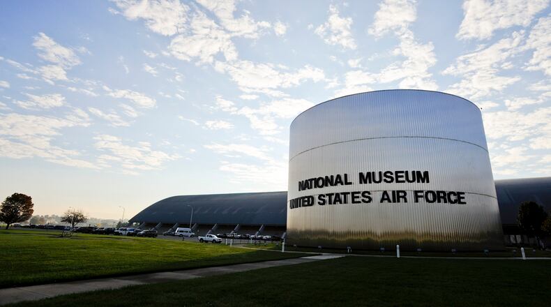 The National Museum of the United States Air Force Thursday, October 17 on the day it reopened after the government shutdown ended. NICK GRAHAM / STAFF