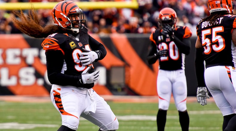 The Cincinnati Bengals defeated the St. Louis Rams 31-7 Sunday, Nov. 29 at Paul Brown Stadium in Cincinnati. NICK GRAHAM/STAFF