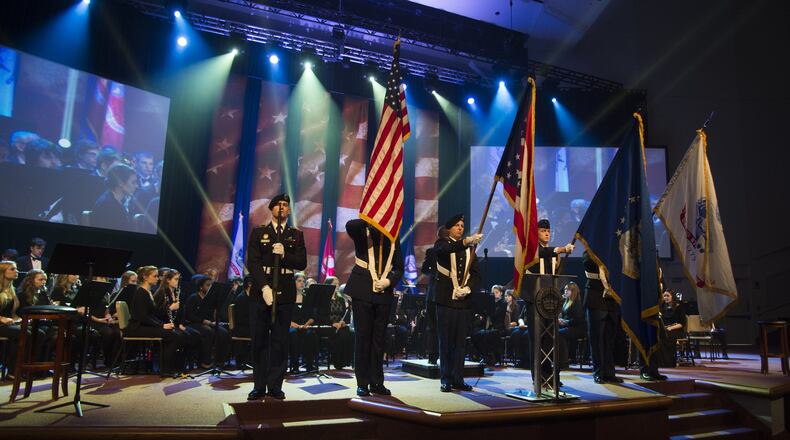 Cedarville University hosts an annual Veterans Day ceremony. This year’s ceremony will be at 10 a.m. Friday in the Dixon Ministry Center. CONTRIBUTED PHOTO