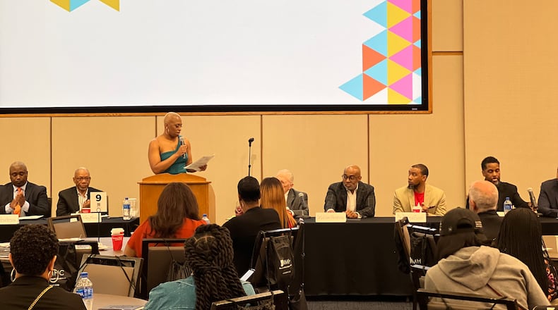 The inaugural Black Men's Mental Health Conference was held at the Sinclair Community College Conference Center on Saturday. AIMEE HANCOCK/STAFF