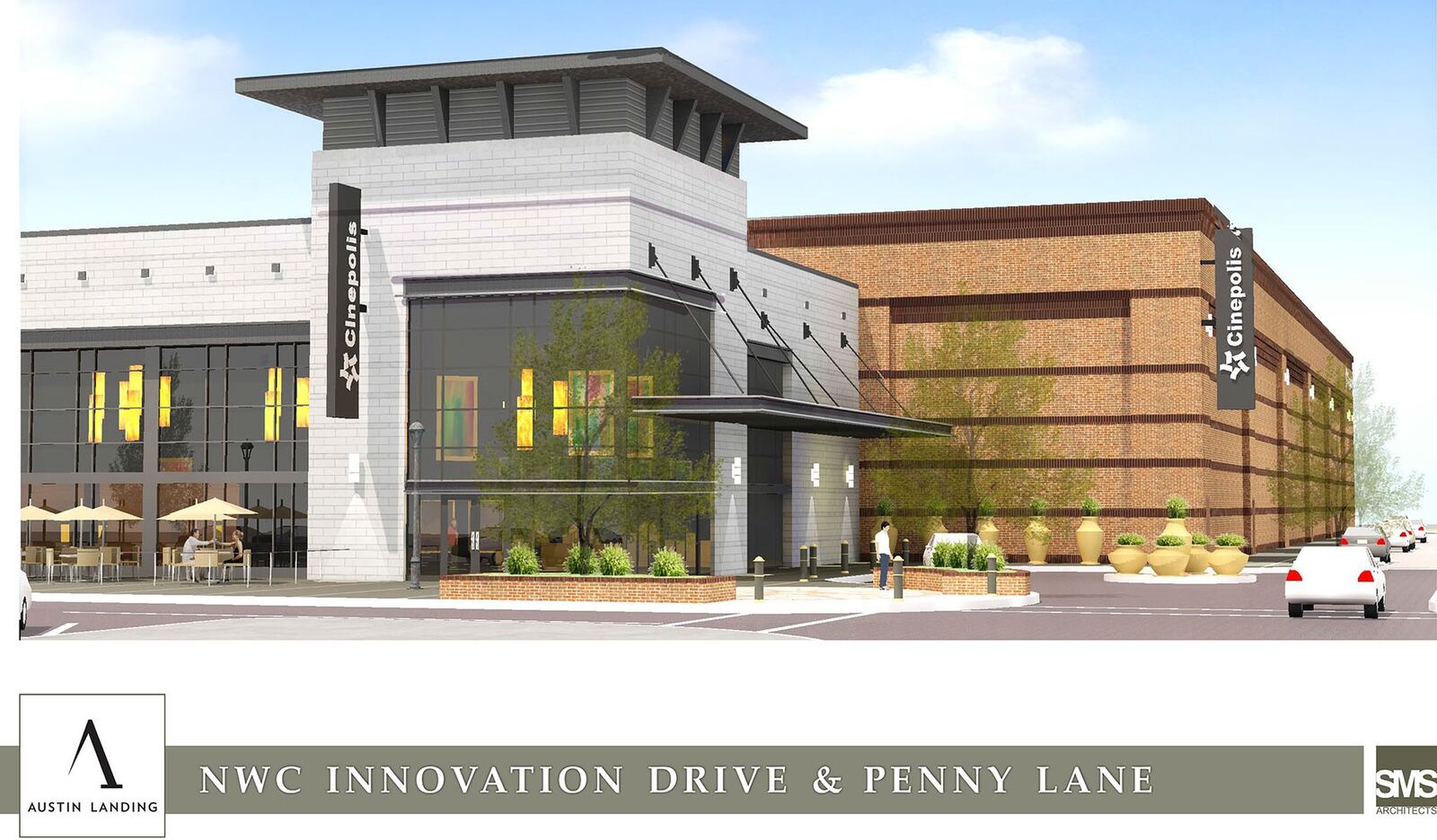 A $14-million-plus plan submitted to Miami Twp. includes an upscale multiplex adjoining two restaurants on 142 acres at Austin Landing. The plan, which calls for a 12-screen, 1,560-seat theater that would be a Mexican-based luxury cinema’s company’s first Midwest venture, was reviewed by the zoning commissioners Tuesday, July 21.