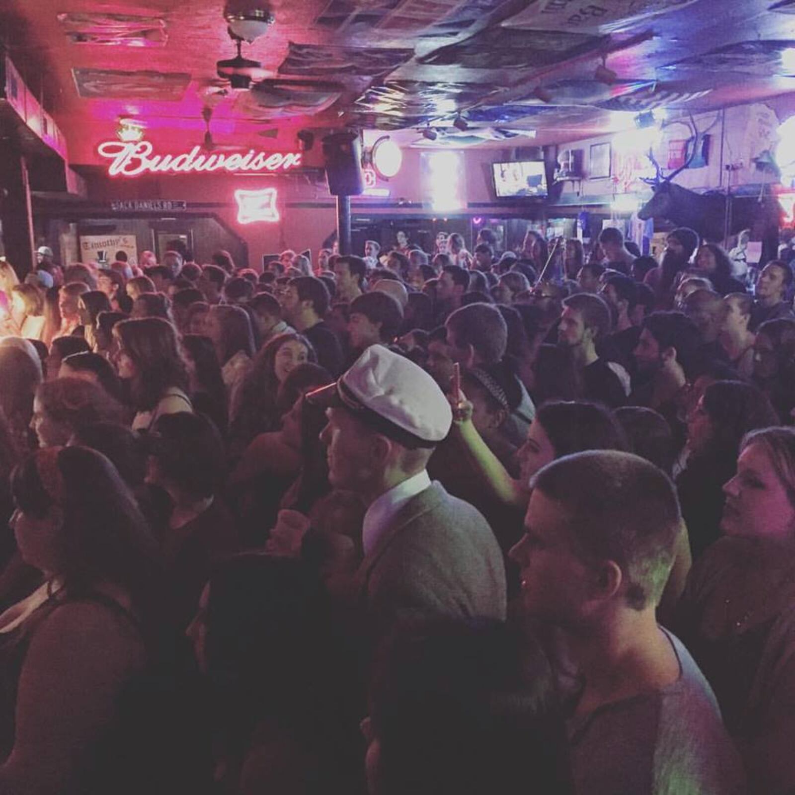 The audience enjoys the 2015 incarnation of “The Rocky Horror Show” at Timothy's Bar near the University of Dayton. CONTRIBUTED
