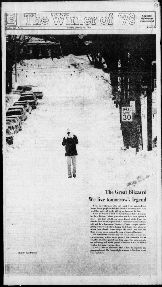 Winter Blizzard of 1978 Dayton