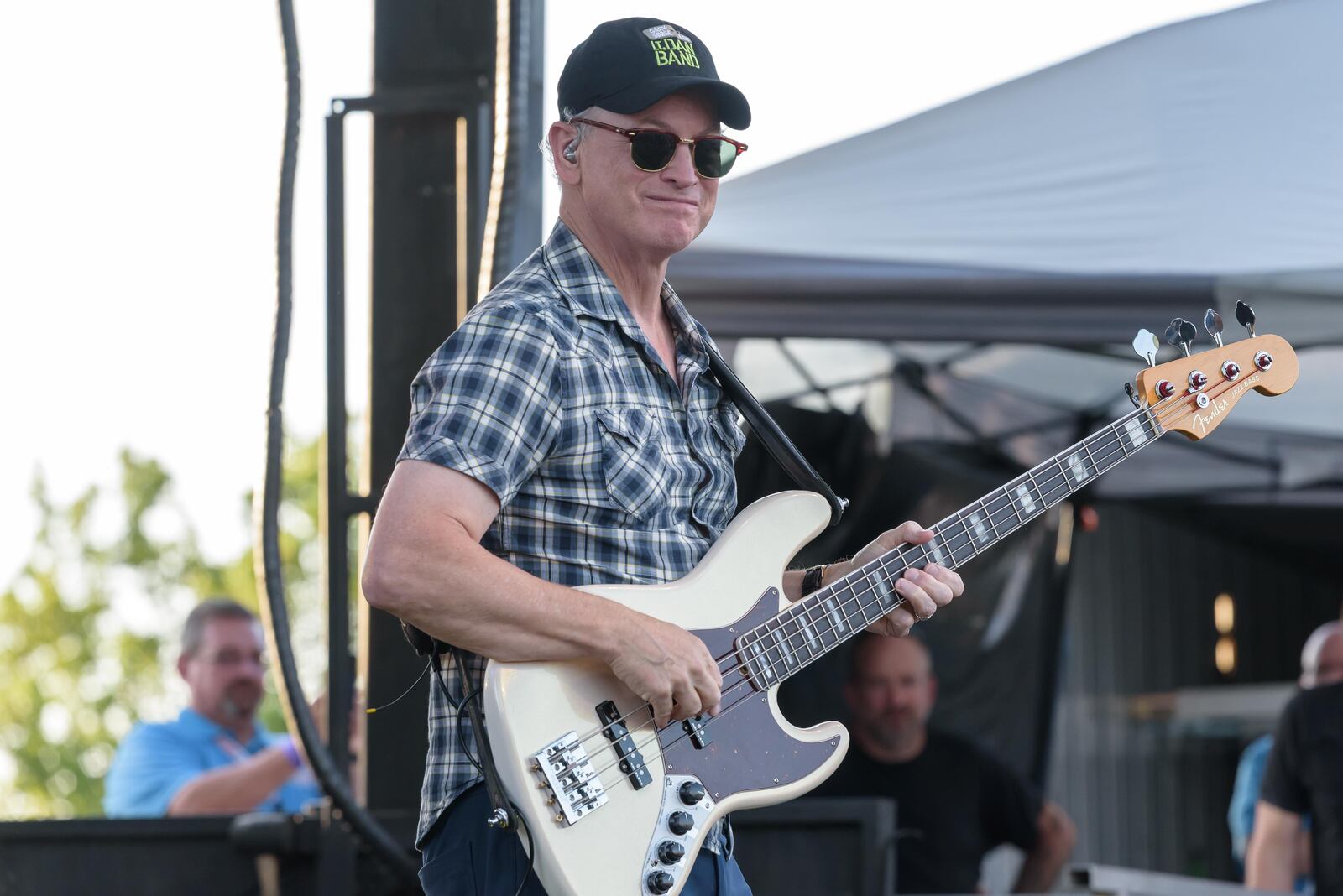 The Dayton Air Show hosted the first Vandalia Flight Fest on the grounds of the Vandalia Recreation Center on Friday, June 20, 2025. Attendees of the free event had meet-and-greet opportunities with the United States Air Force Thunderbirds pilots and crew plus Top Gun Maverick and Iceman impersonators. The Lt. Dan Band, featuring actor Gary Sinise on bass guitar, headlined the festival along with a performance by the Vandalia-Butler High School Marching Aviators. Food trucks, vendors, community partners, a beer truck and kids’ area were also featured at the event. TOM GILLIAM / CONTRIBUTING PHOTOGRAPHER