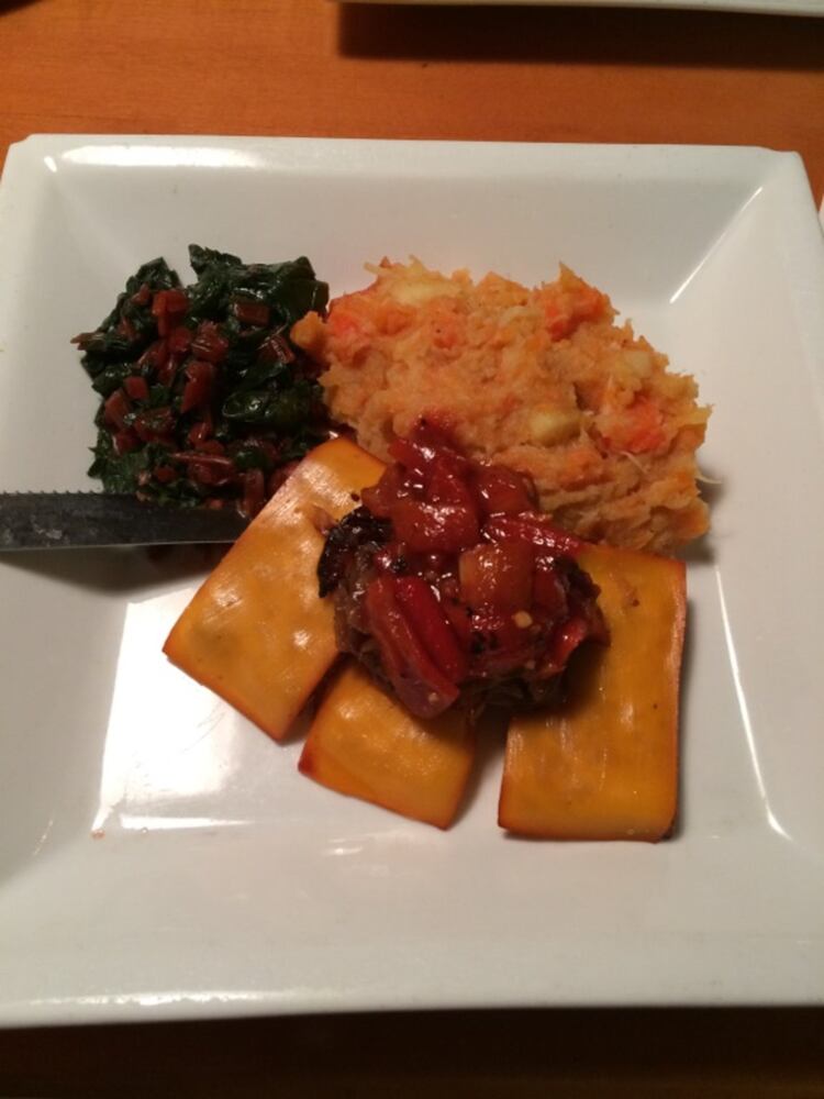 Christopher's: Pan-fried Tempeh with Smoked Cheddar