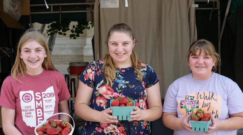 "Peace, Love & Berries" is the theme of this year’s Troy Strawberry Festival returning to downtown Troy on Saturday and Sunday, June 4 and 5. TOM GILLIAM / CONTRIBUTING PHOTOGRAPHER