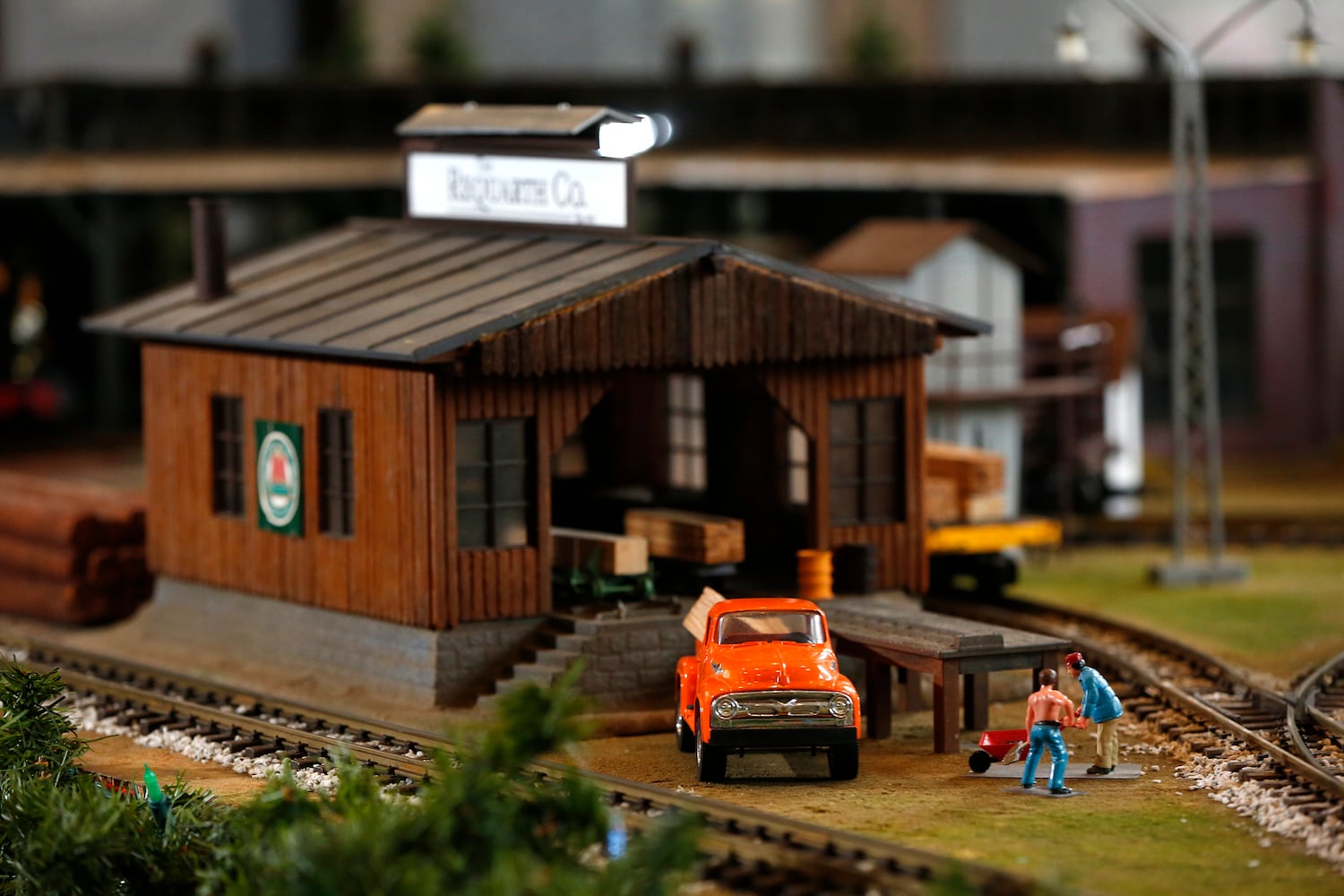 Virginia Kettering holiday model train