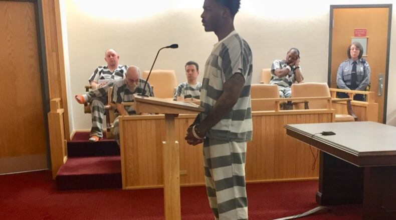 Jimmarko L. Shepherd appears in Clark County Municipal Court. Jeff Guerini/Staff Writer