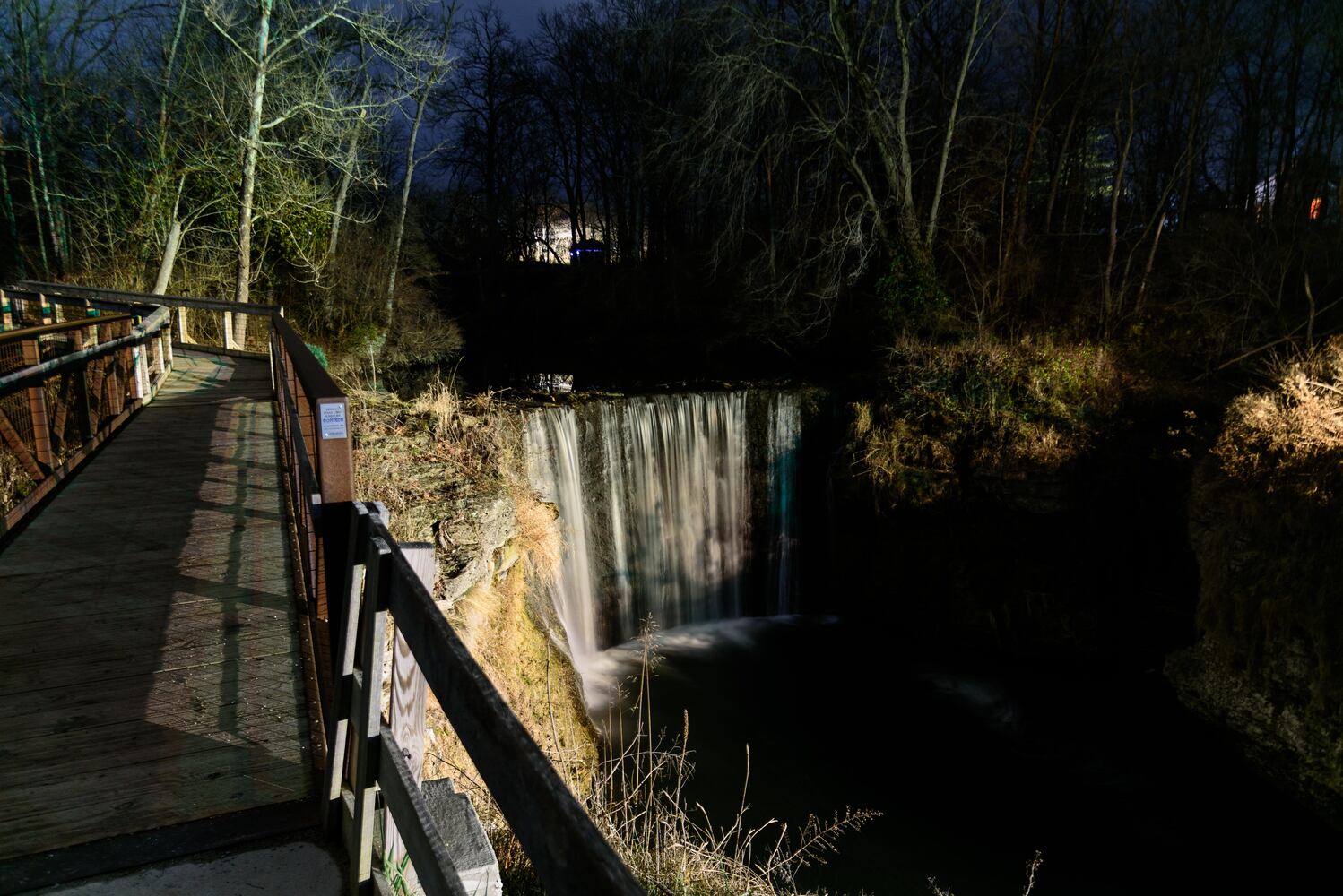 PHOTOS: Holiday lights at Cedar Cliff Falls near Cedarville