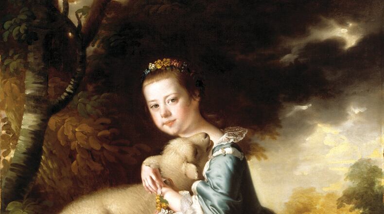 The whole family can talk about the paintings currently on display at the Taft Museum of Art. This one, by Joseph Wright of Derby, is entitled “Miss Francis Warren.” Credit: The Berger Collection at the Denver Museum of Art.