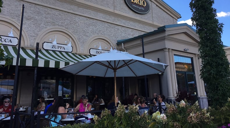The patio at Brio was packed on a recent Sunday with diners enjoying the weather and the food. CONTRIBUTED/ALEXIS LARSEN