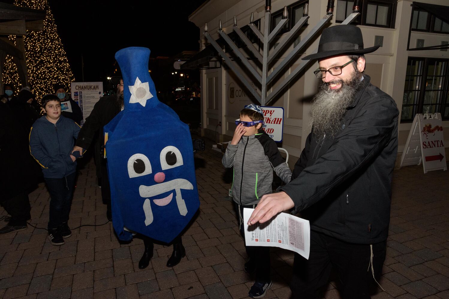 PHOTOS: Chabad of Greater Dayton’s Grand Menorah Lighting at The Greene