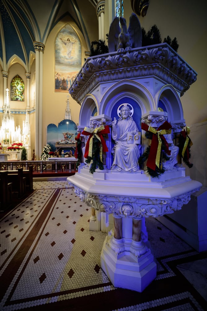 PHOTOS: See the oldest Catholic parish in Dayton decorated for Christmas
