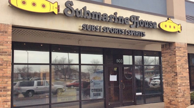 This Submarine House sports bar and Grill opens today, Jan. 9, in the Normandy Square Shopping Center in Washington Twp. MARK FISHER/STAFF