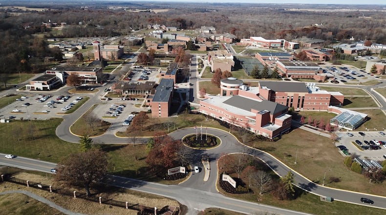 The city of Xenia is using about three miles along the Ohio to Erie Trail to annex land that connects to Central State University. CHUCK HAMLIN/STAFF