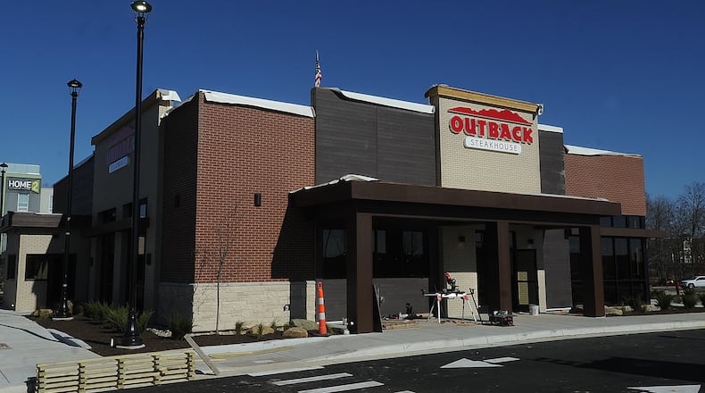 Outback Steakhouse is scheduled to open next spring at 5181 Cornerstone North Blvd. in Centerville. MARSHALL GORBY/STAFF