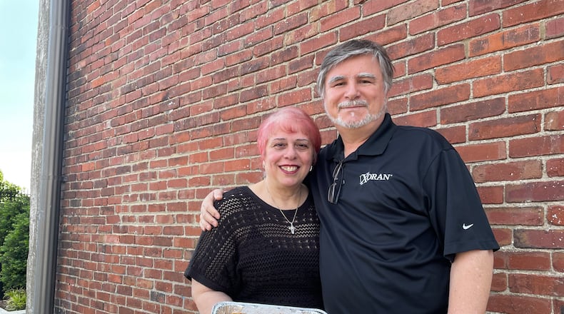 Lucy’s Pastry Palace is an outdoor vendor at 2nd Street Market, located at 600 E. Second St. in Dayton. NATALIE JONES/STAFF