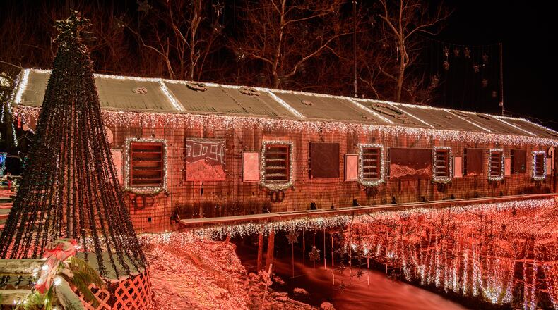 The Legendary Lights of Clifton Mill placed second in the USA Today ‘Best Public Holiday Lights Display of 2020.’ TOM GILLIAM / CONTRIBUTING PHOTOGRAPHER