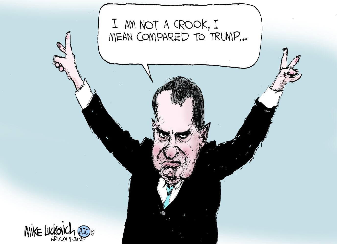 Week in cartoons: Trump's taxes, the presidential debate and more