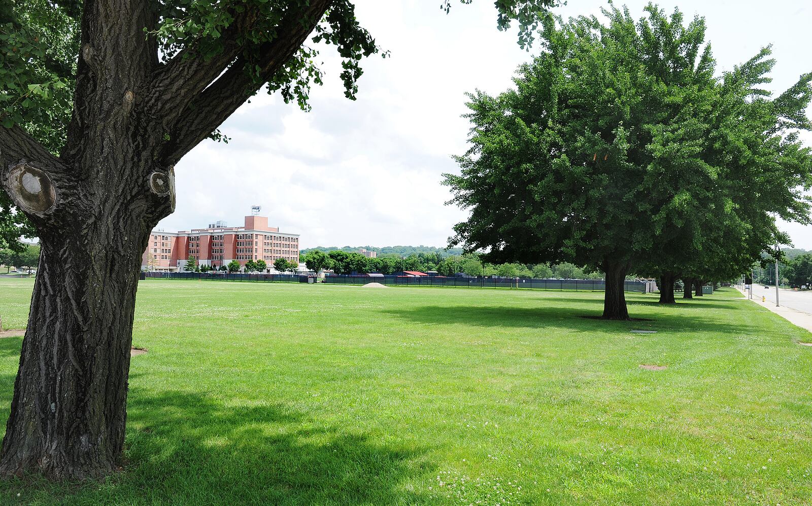 The University of Dayton’s proposal to build a new $40 million performing arts center at the corner of  South Main and East Stewart Streets was initially denied by the Dayton Plan Board. UD’s proposed development plan would remove five mature Gingko trees that the plan board said should remain. MARSHALL GORBY\STAFF