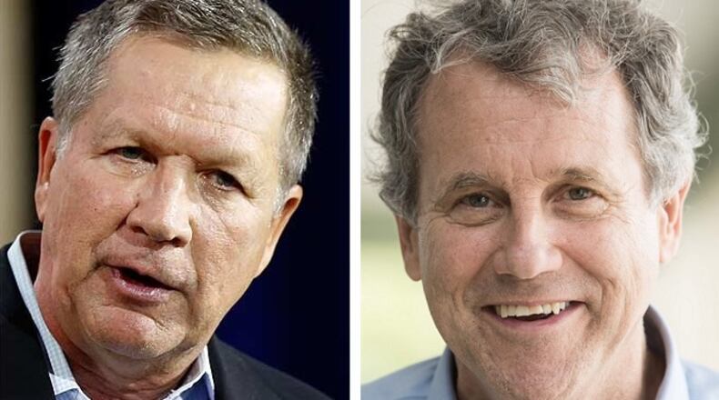 Gov. John Kasich and Sen. Sherrod Brown