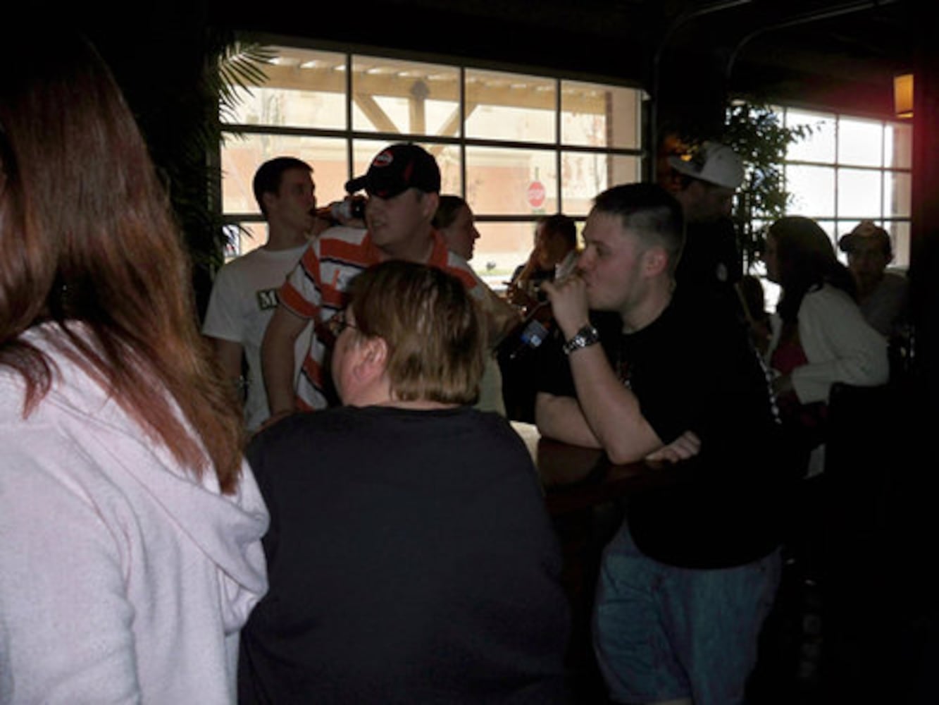 Bar Louie Tater Tot eating contest
