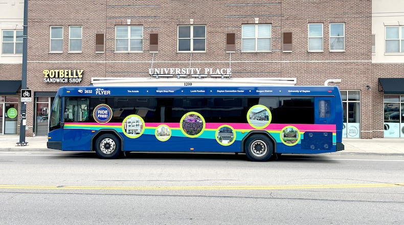 The Greater Dayton RTA will be expanding the weekend hours of the Flyer to run from 8 a.m. to midnight on Saturday, May 24, and on Sunday, May 25 to enhance access to local businesses and restaurants downtown. (CONTRIBUTED)