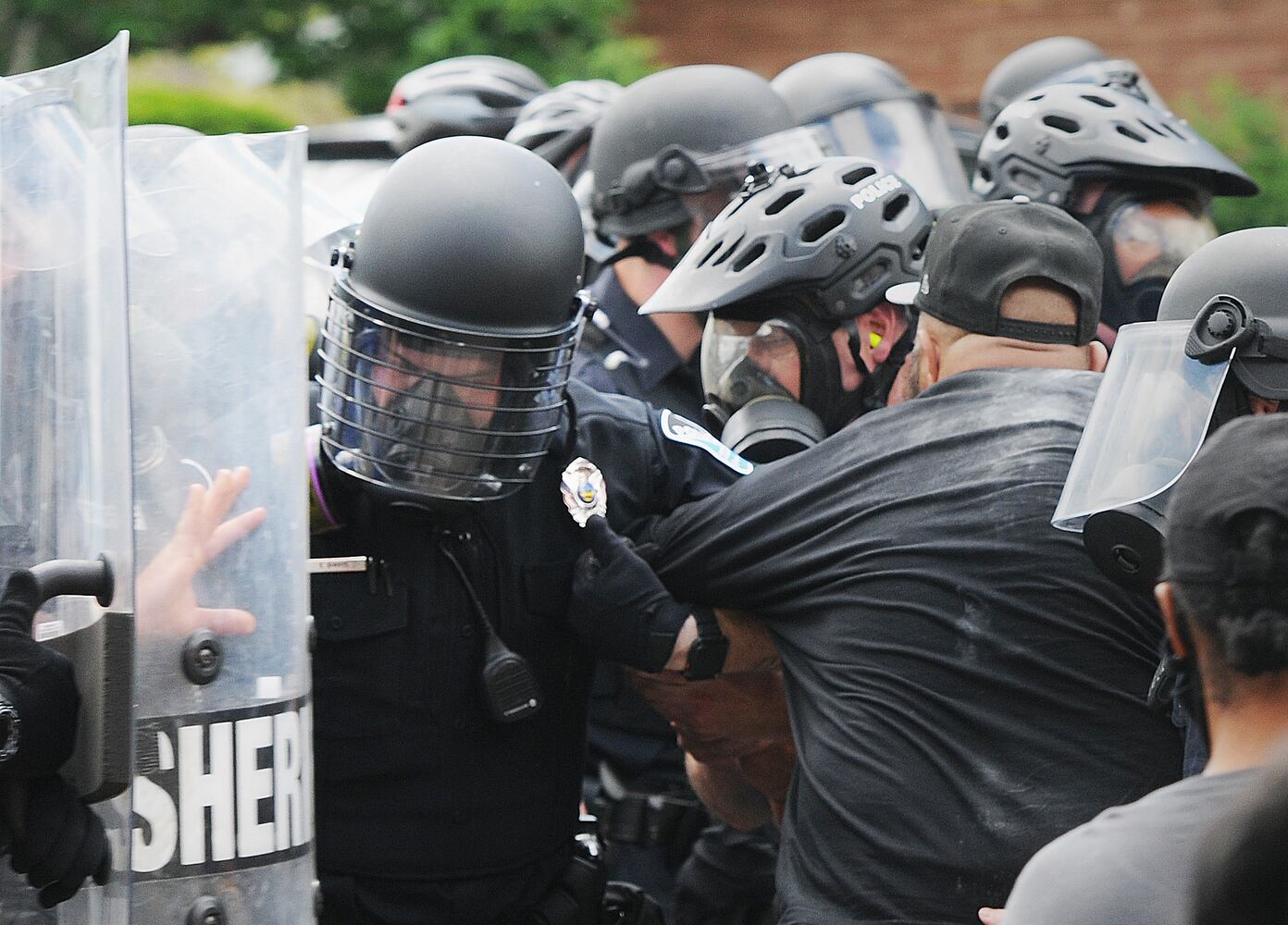 PHOTOS: Hundreds gather for protest in Dayton