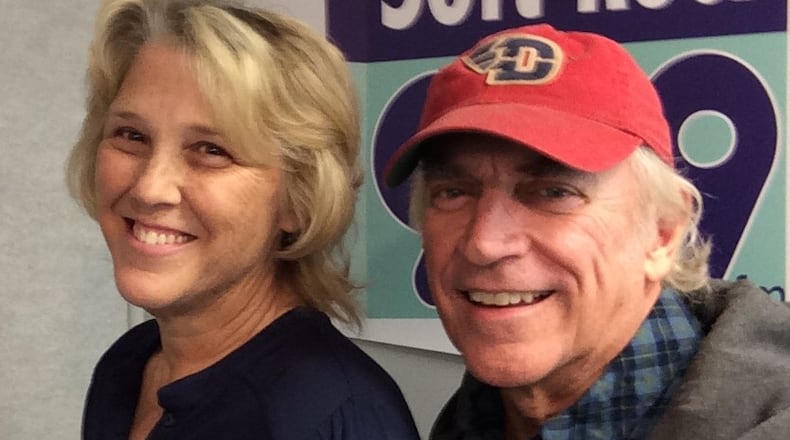 Jane Doorley, left, and her husband Bill, right, volunteer and run the Fairborn FISH Pantry. CONTRIBUTED