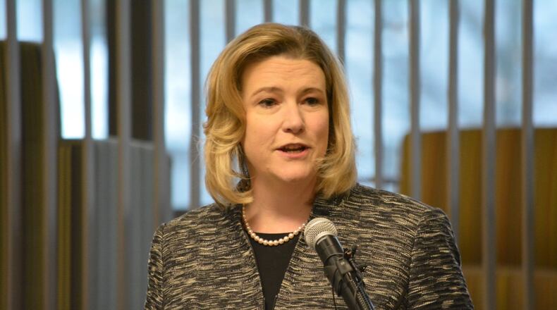 Dayton Mayor Nan Whaley ends her race for governor. Photo by Jim Otte.