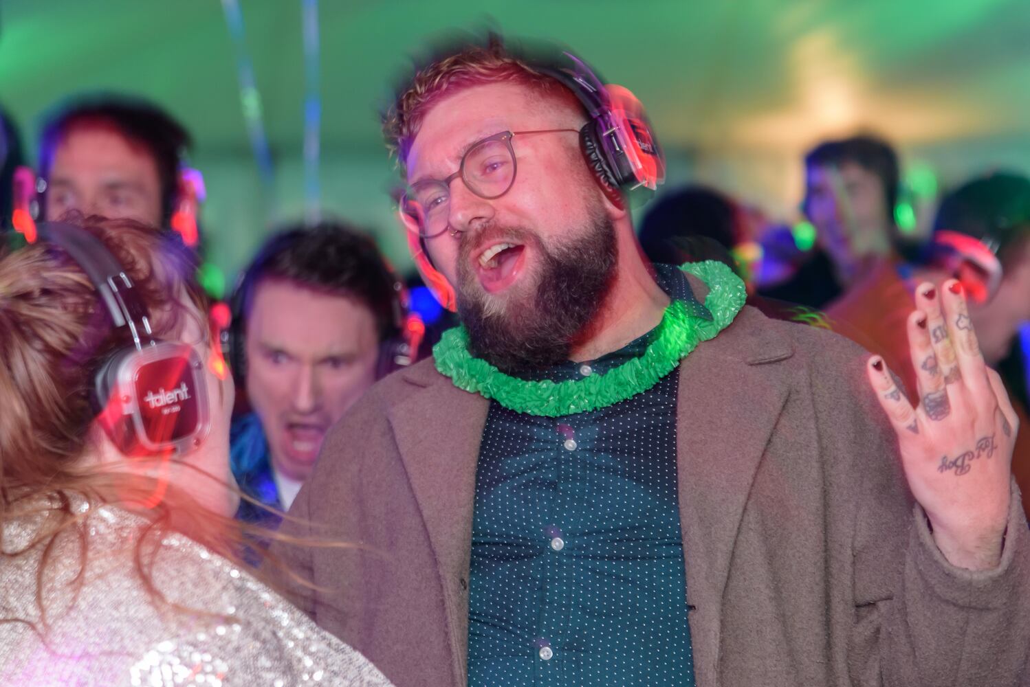 PHOTOS: Did we spot you at Dayton's New Year's Eve Ball Drop and Silent Disco at Yellow Cab Tavern?