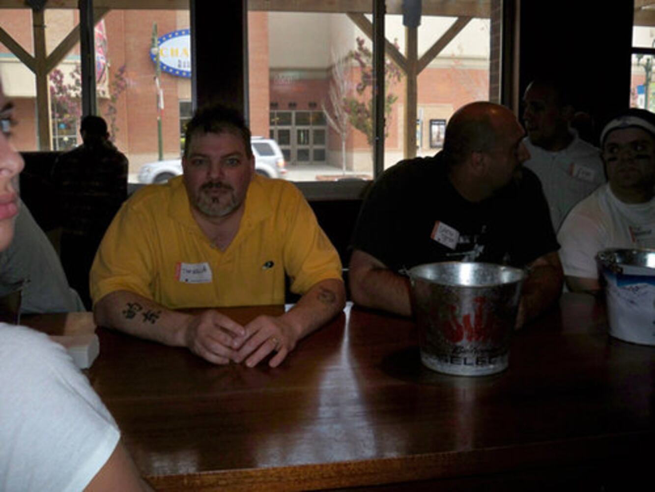 Bar Louie Tater Tot eating contest