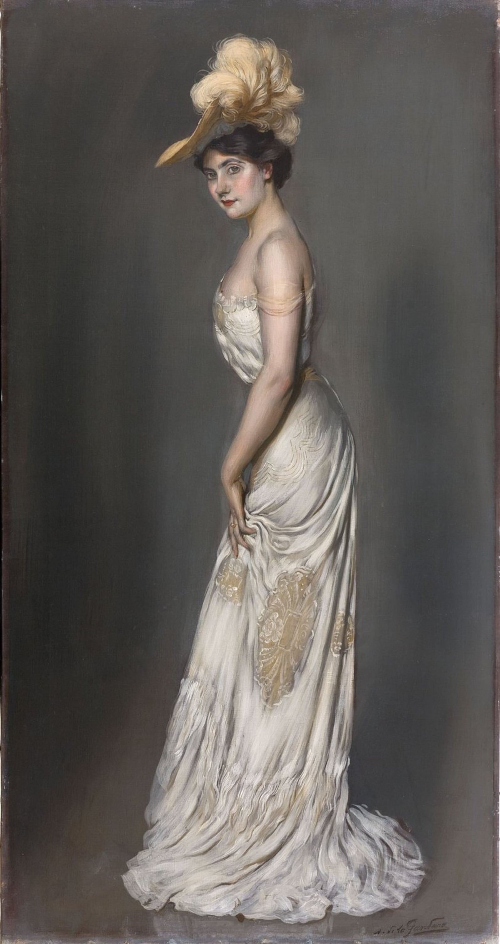 The Parisian Woman is featured in one of the galleries. Here, an oil painting entitled “Madame Rene Prejelan,” by Antonio de la Gandara. Credit: Petit Palais, Paris